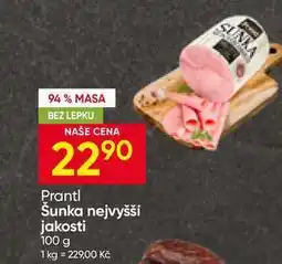 Hruška Prantl Šunka nejvyšší jakosti nabídka