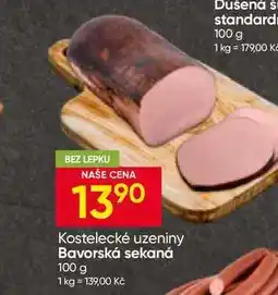 Hruška Kostelecké uzeniny Bavorská sekaná nabídka
