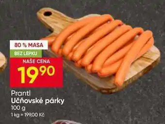 Hruška Prantl Učňovské párky nabídka