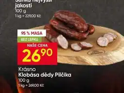 Hruška Klobása dědy Pilčika nabídka
