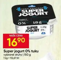 Hruška Super jogurt 0% tuku vybrané druhy nabídka