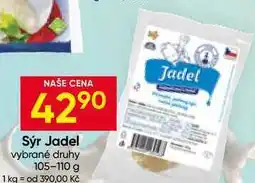 Hruška Sýr Jadel vybrané druhy nabídka