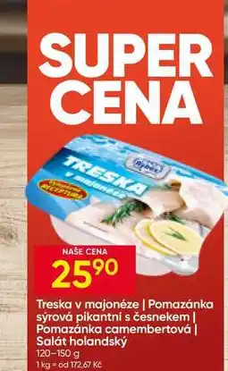 Hruška Pomazánka camembertová | Salát holandský nabídka