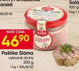 Hruška Paštika Sláma vybrané druhy nabídka