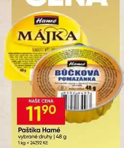 Hruška Hamé Paštika vybrané druhy nabídka