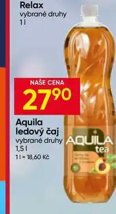 Hruška Aquila Tea ledový čaj 1,5l, různé druhy 1.5l nabídka