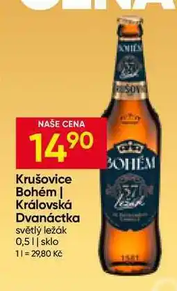 Hruška Krušovice královská 12° nabídka
