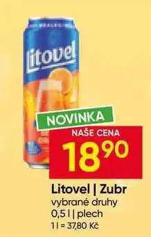 Hruška Litovel, vybrané druhy 0,5l plech nabídka