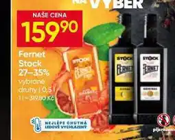 Hruška Fernet Stock Citrus 0,5l, vybrané druhy 0.5l nabídka