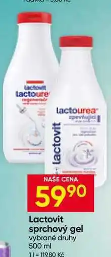 Hruška Lactovit sprchový gel, vybrané druhy nabídka
