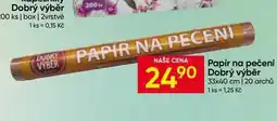 Hruška Dobrý výběr 33x40 cm 20 archů pečící papír nabídka