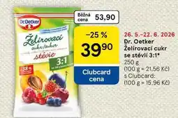 Tesco Dr. Oetker Želírovací ovocný cukr se stévií nabídka