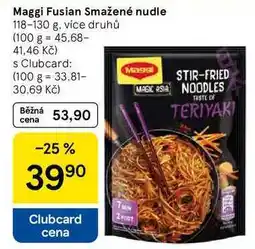 Tesco Maggi Fusian Smažené nudle, 118-130 g, více druhů nabídka