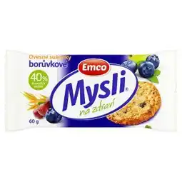 Tesco Emco Mysli sušenky 60g, vybrané druhy nabídka