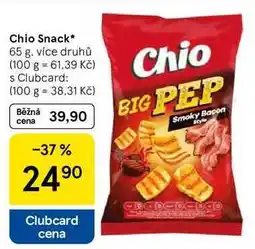Tesco Chio Snack, 65 g. více druhů nabídka
