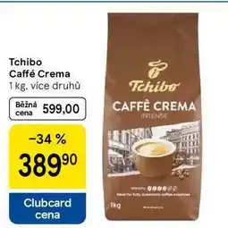 Tesco Tchibo Caffé Crema, 1 kg, více druhů nabídka