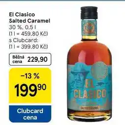 Tesco El Clasico Salted Caramel 30 % nabídka