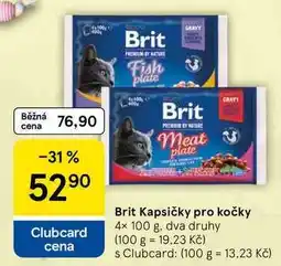 Tesco Brit Kapsičky pro kočky nabídka