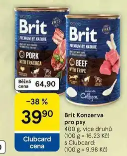 Tesco Brit Konzerva pro psy nabídka