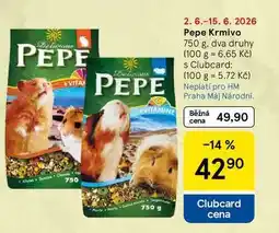 Tesco Pepe Krmivo nabídka