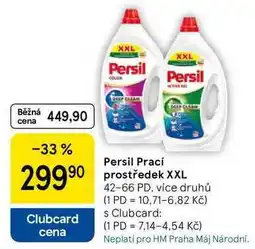 Tesco Persil Prací prostředek XXL, 42-66 PD, více druhů nabídka