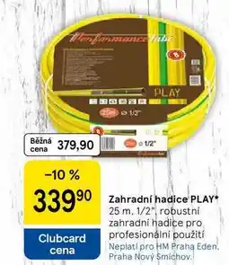 Tesco Zahradní hadice PLAY, 25 m. 1/2, robustní zahradní hadice pro profesionální použití nabídka