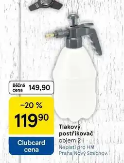 Tesco Tlakový postřikovač objem nabídka