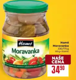 Billa Hamé Moravanka nabídka