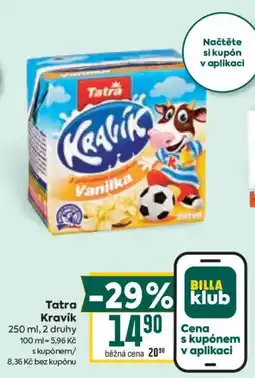 Billa Tatra Kravík nabídka