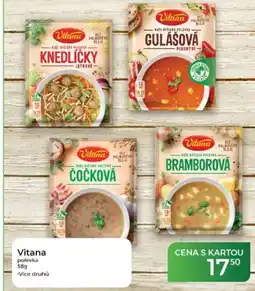 Tamda Foods Vitana polévka nabídka