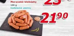 ESO MARKET Moravské klobásky nabídka