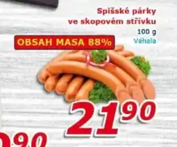 ESO MARKET Spišské párky ve skopovém střívku nabídka