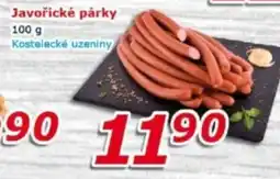 ESO MARKET Javořické párky nabídka