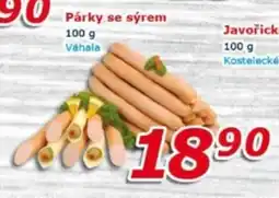 ESO MARKET Párky se sýrem nabídka
