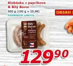 ESO MARKET Klobáska z paprikova & bílý bavor nabídka