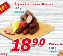 ESO MARKET Štýrská klobása steinex nabídka