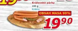 ESO MARKET Královské párky nabídka