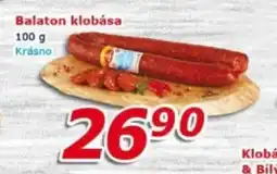 ESO MARKET Balaton klobása nabídka