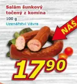 ESO MARKET Salám šunkový točený z komína nabídka