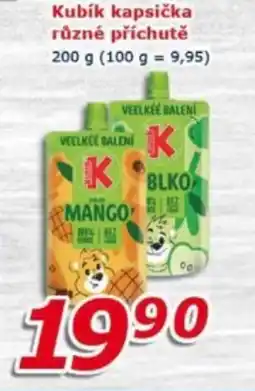 ESO MARKET KUBÍK Kapsička různé příchutě 2 nabídka