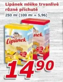ESO MARKET LIPÁNEK Mléko trvanlivé různé příchutě nabídka