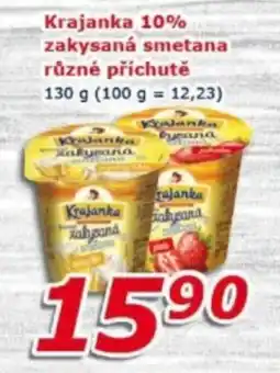 ESO MARKET KRAJANKA 10% Zakysaná smetana různé příchutě nabídka