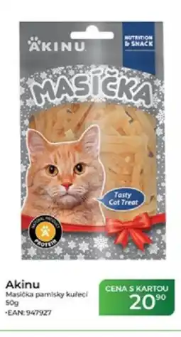Tamda Foods Akinu Masička pamlsky kuřecí nabídka
