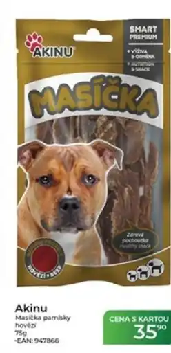 Tamda Foods Akinu Masicka pamlsky hovězí nabídka
