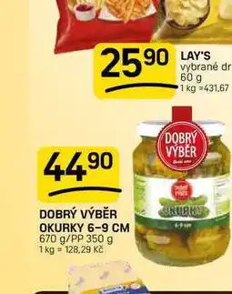 Flop DOBRÝ VÝBĚR OKURKY 6-9 CM 670 g/PP 350 g nabídka
