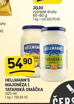 Flop HELLMANN'S MAJONÉZA | TATARSKÁ OMÁČKA nabídka