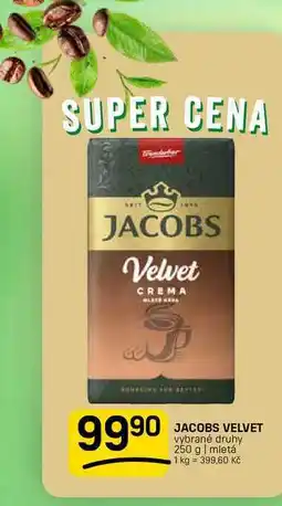 Flop JACOBS VELVET vybrané druhy 250 g | mletá nabídka