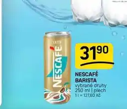Flop NESCAFÉ BARISTA vybrané druhy 250 ml | plech nabídka