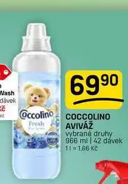 Flop COCCOLINO Fresh AVIVÁŽ vybrané druhy 966 ml | 42 dávek nabídka