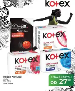 Tamda Foods Kotex Natural vložky nabídka